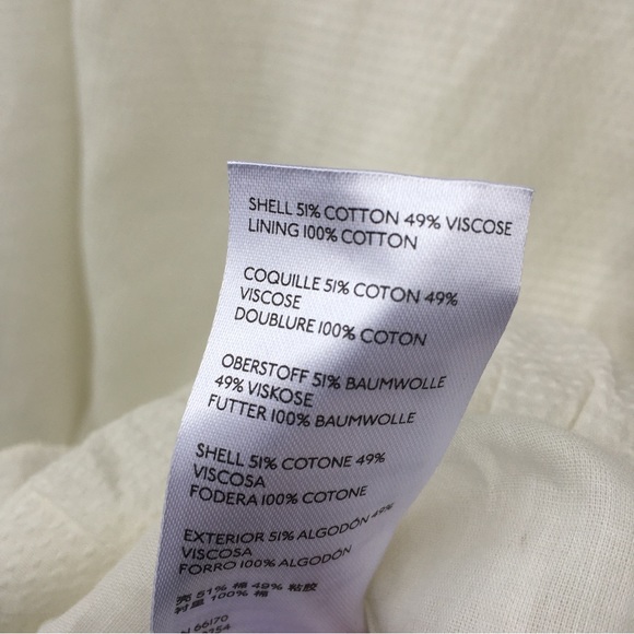 NWT Free People Erin Mini Dress Ivory Combo L - Picture 15 of 16